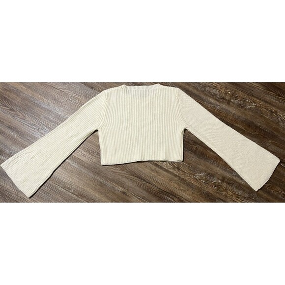 Princess Polly xx Ivory Cream Knit Crop Sweater - Picture 4 of 4